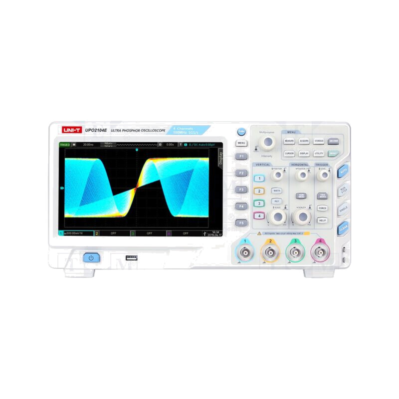 Osciloscop: digital; Ch: 4; 100MHz; 1Gsps; 56Mpts; LCD TFT 8"