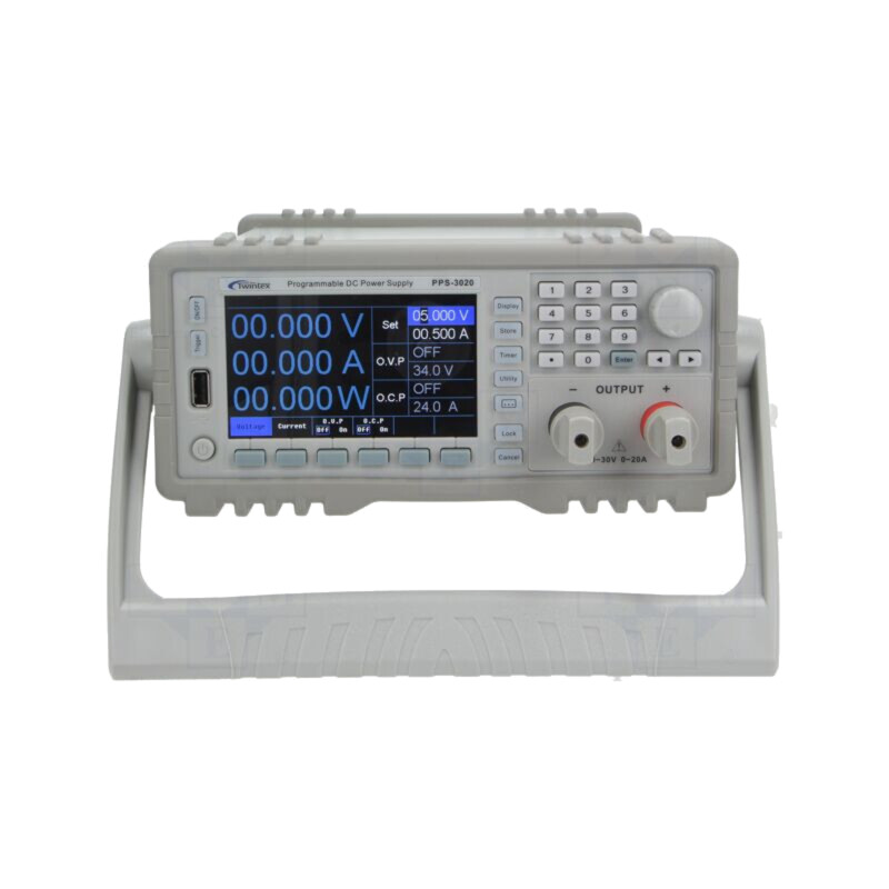 Alimentator: de laborator programabil; Ch: 1; 0÷30VDC; 0÷20A; 600W