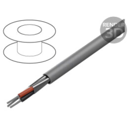 Cablu; Alpha Essential C&C; 3x18AWG; ecranat,folie Al-PET; PVC