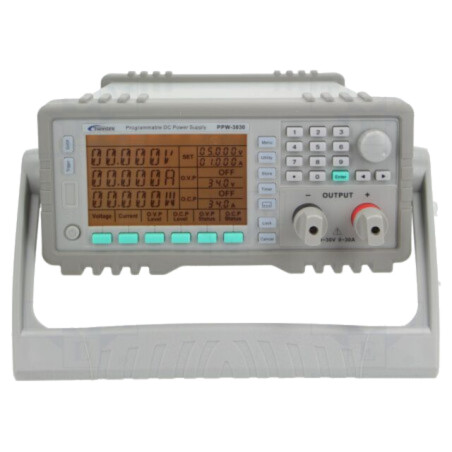 Alimentator: de laborator programabil; Ch: 1; 0÷30VDC; 0÷30A; 900W