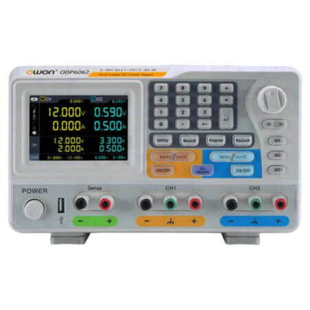 Alimentator: de laborator programabil; Ch: 2; 0÷60VDC; 0÷3A; 0÷3A