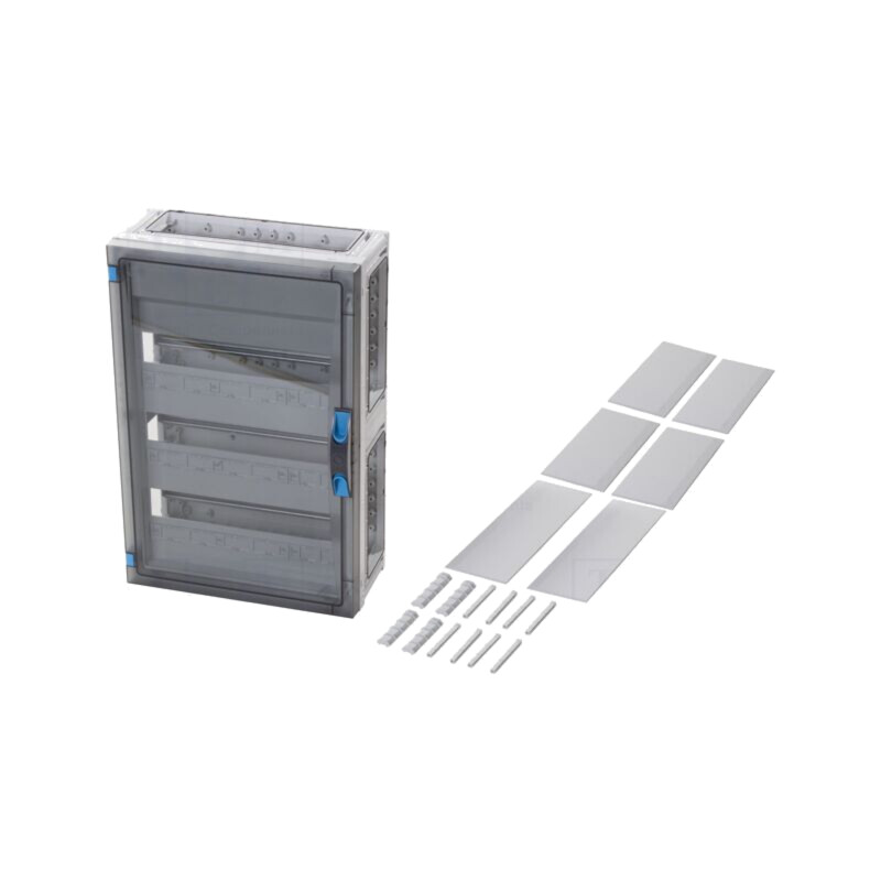 Carcasă: pentru aparatură modulară; IP66; gri deschis; Nr.mod: 51