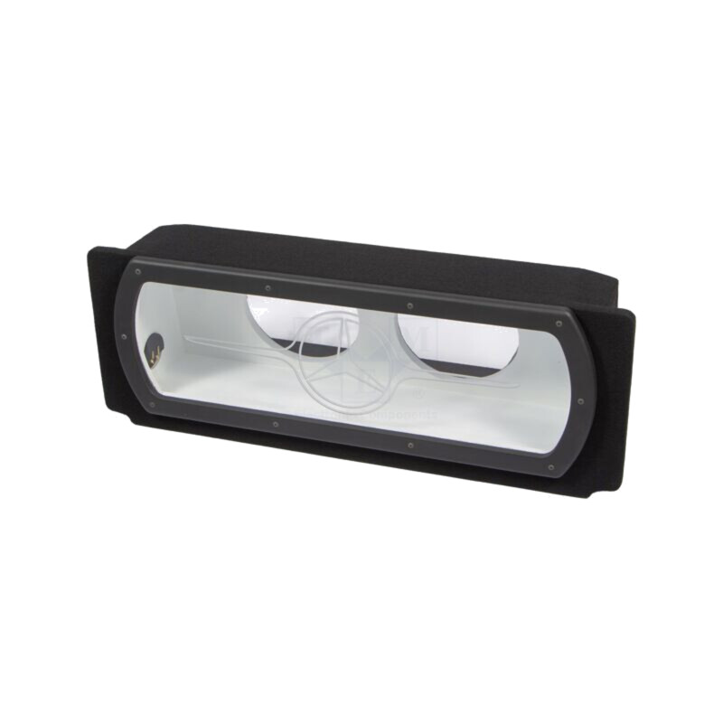 Carcasă difuzor; MDF; neagră; piele artificială; 250mm; Mercedes
