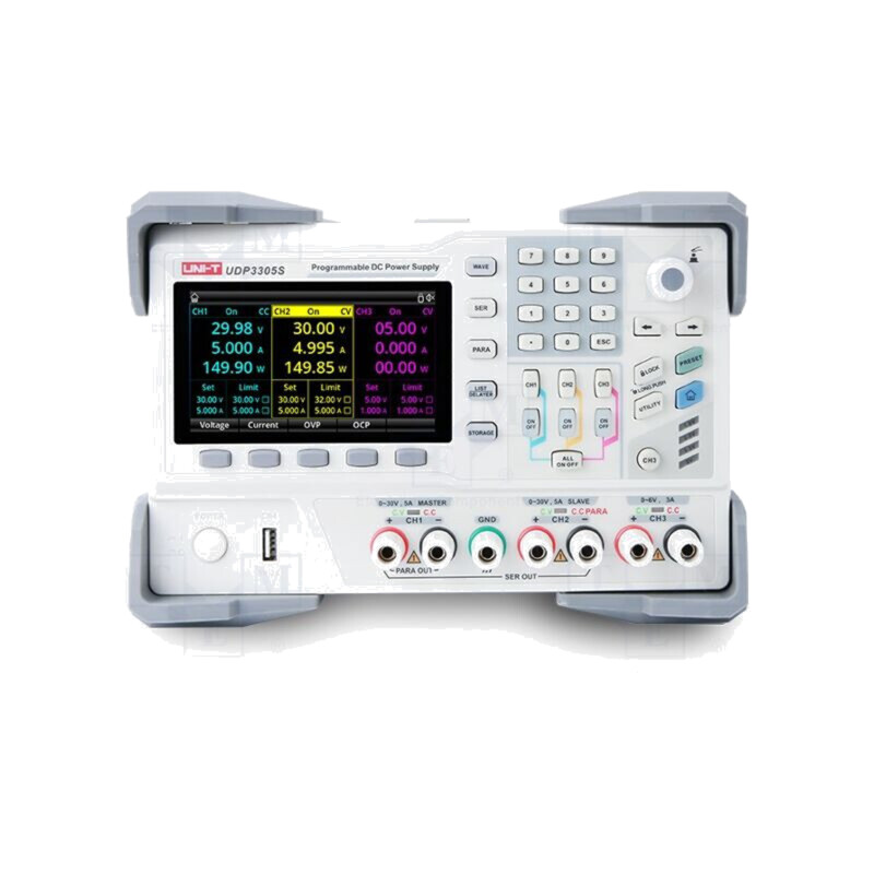 Alimentator: de laborator programabil; liniar,multicanal; Ch: 4