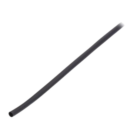 Manşon termocontractabil; fără adeziv; 2: 1; 6,4mm; L: 300m; neagră