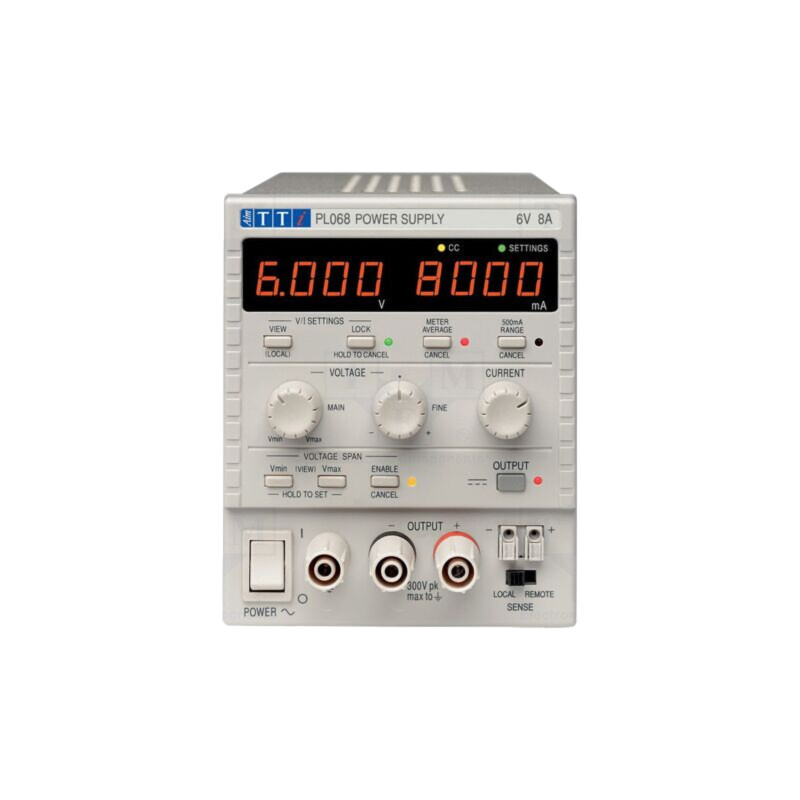 Alimentator: de laborator; canal unic,liniar; 0÷6VDC; 0÷8A; PL
