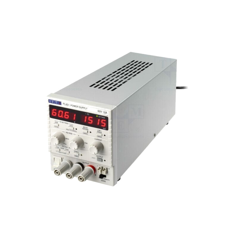 Alimentator: de laborator; canal unic,liniar; 0÷60VDC; 0÷1,5A