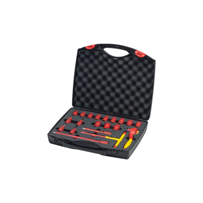 Set chei; imbus,izolată,tubulară; oţel; Fixare: 3/8"; 1kVAC