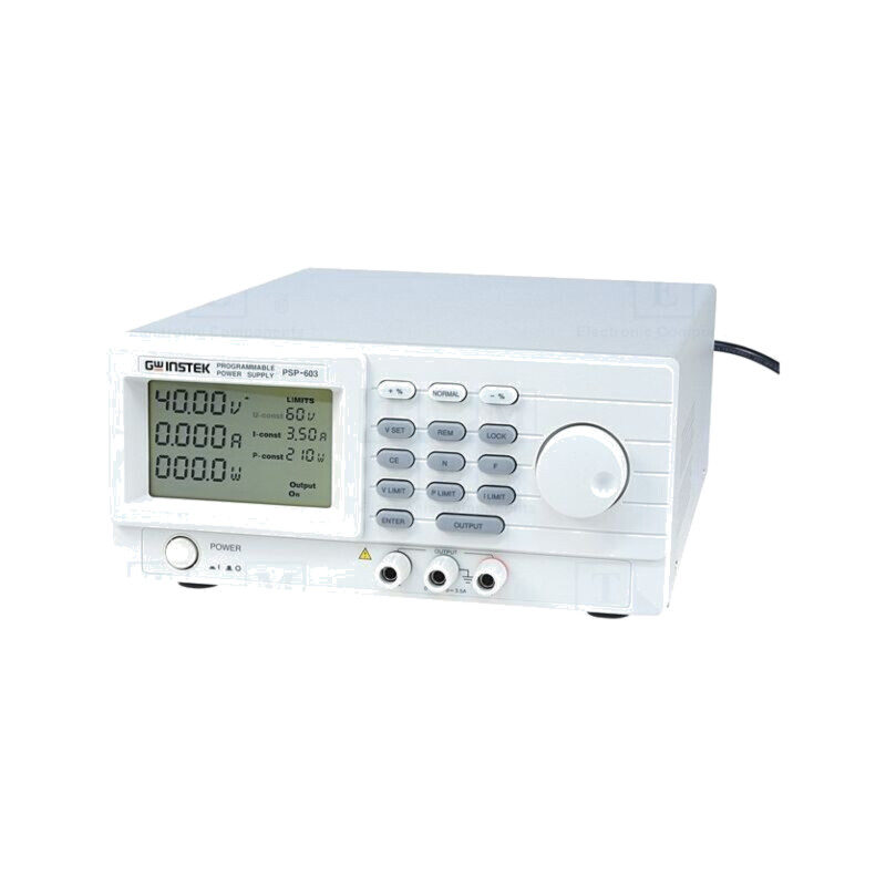 Alimentator: de laborator programabil; Ch: 1; 0÷60VDC; 0÷3,5A