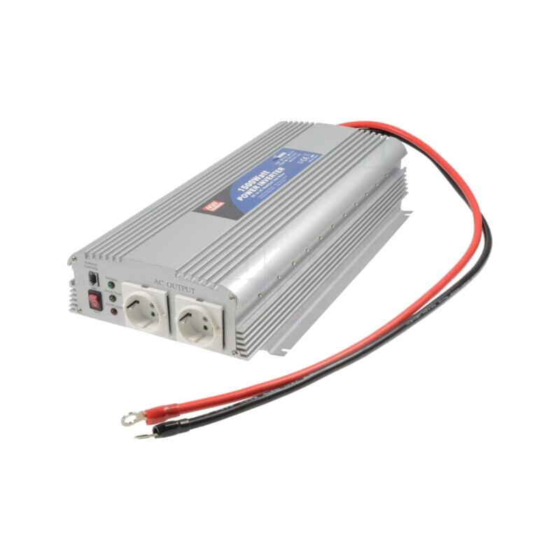 Convertor: DC/AC; 1500W; Uieş: 230VAC; 10÷15VDC; 455x210x85mm; 82%