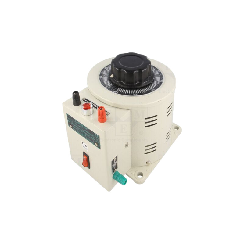 Autotransformator variabil; 230VAC; Uieş: 0÷260V; 6,5A; cu şurub Autotransformator variabil; 230VAC; Uieş: 0÷260V; 6,5A; cu şurub