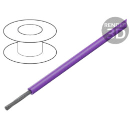 Cablu; EcoGen®,EcoWire,HookUp Wire; litat; Cu; 16AWG; MPPE; violet