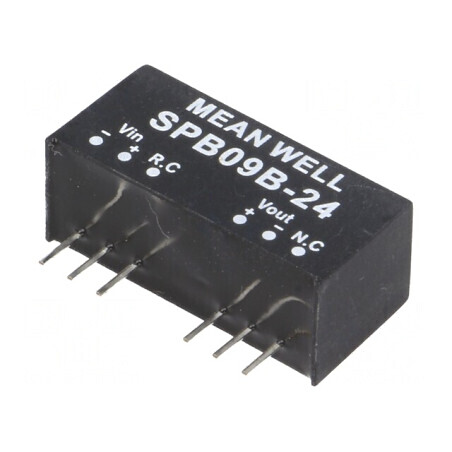 Convertor DC/DC 9W 18-36V la 24V 375mA SIP8 | Electronic-mag.ro | Componente Electronice