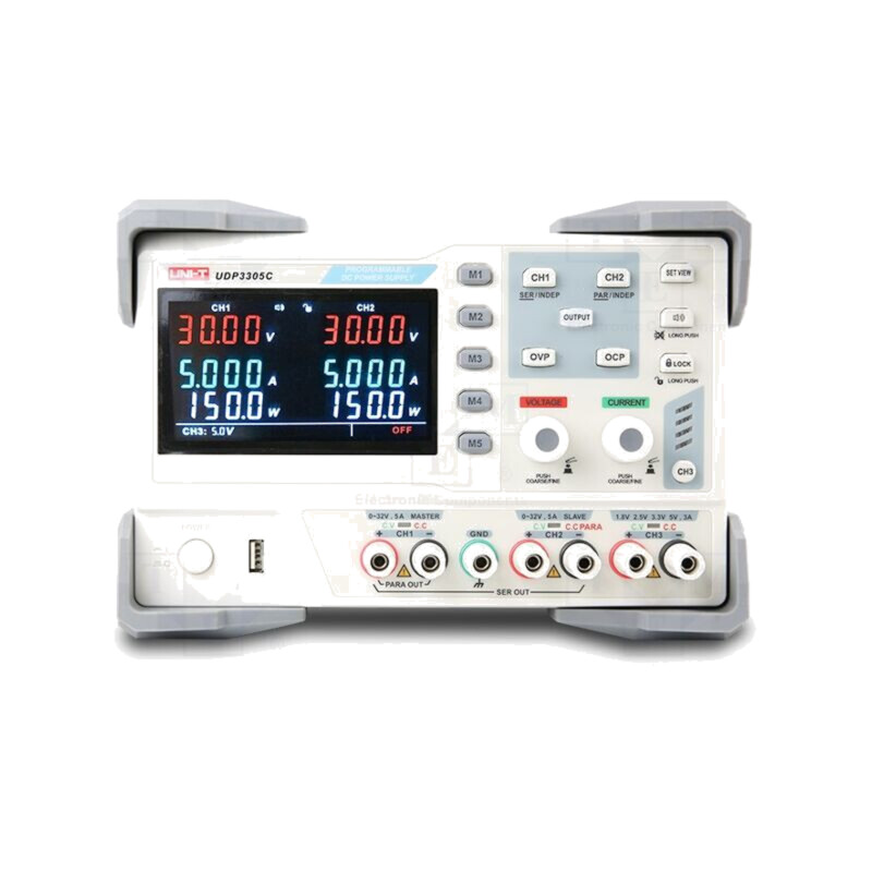 Alimentator: de laborator; liniar,multicanal; 0÷30VDC; 0÷3A; 195W