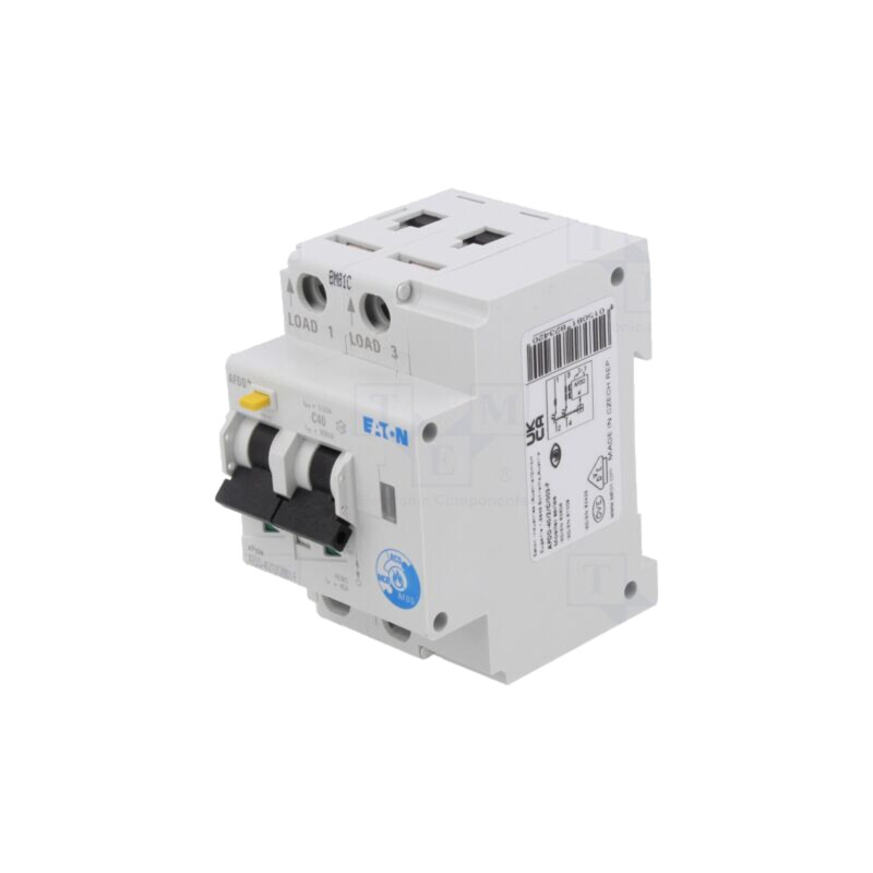 Detector de scântei; Inom: 40A; Ires: 30mA; pentru şină DIN; IP20