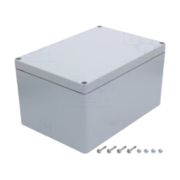 Carcasă: universală; X: 230mm; Y: 330mm; Z: 180mm; ALN; aluminiu; gri