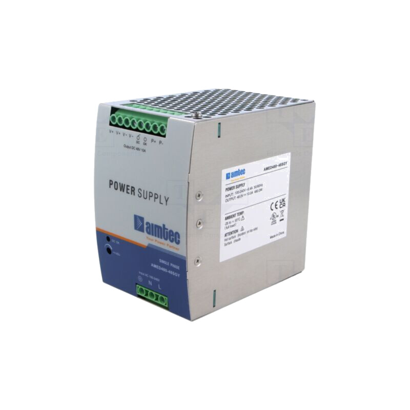 Alimentator: pulsatoriu; pentru şină DIN; 480W; 48VDC; 10A; 3kV