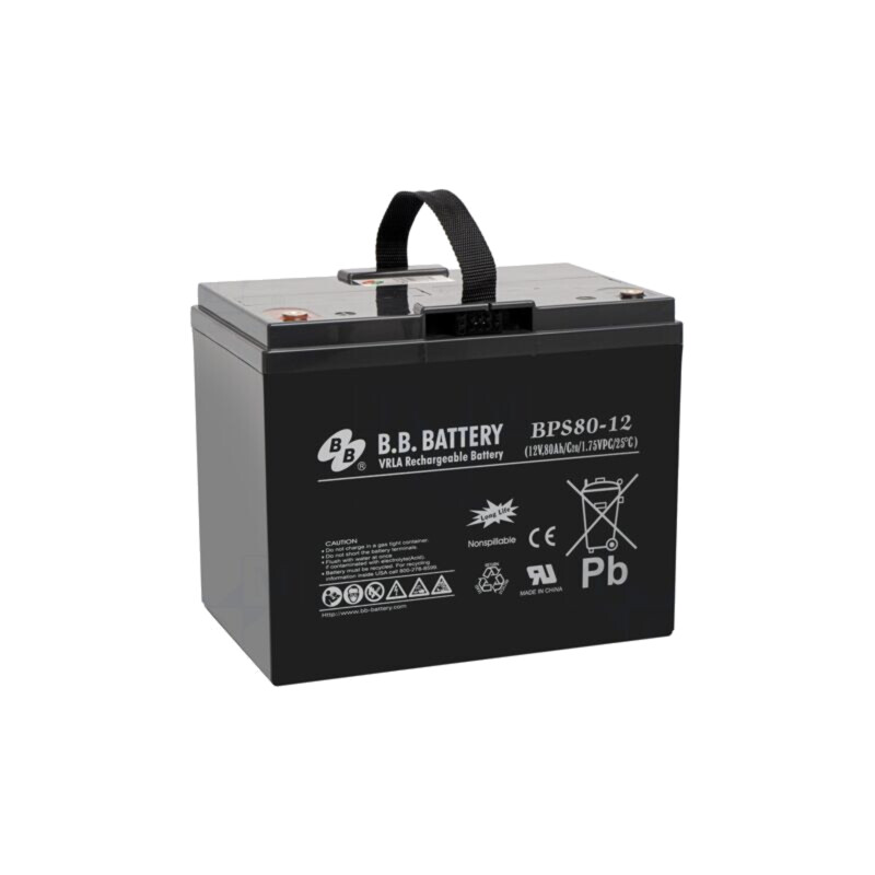 Acumul: plumb-acid; 12V; 80Ah; AGM; nu necesită întreţinere; 26kg