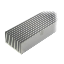 Radiator: extrudat; cu aripioare; naturală; L: 1000mm; W: 100mm