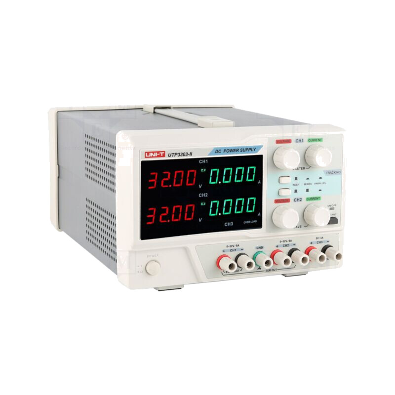 Alimentator: de laborator; liniar,multicanal; 0÷32VDC; 0÷3A; 0÷3A