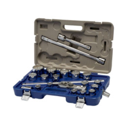 Set chei; 6-puncte,tubulară; Fixare: 3/4"; 21buc.