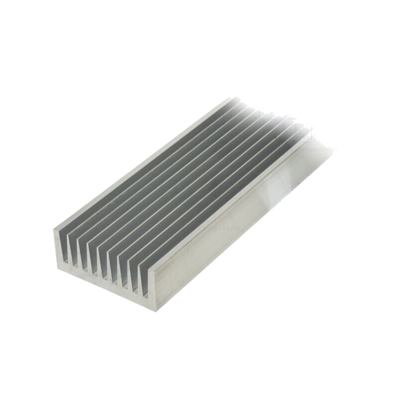 Radiator: extrudat; cu aripioare; naturală; L: 1000mm; W: 100mm