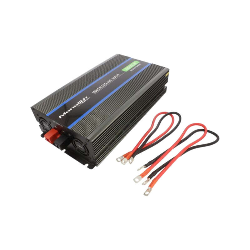 Convertor: DC/AC; 3kW; Uieş: 230VAC; 12VDC; 210x405x90mm; Pvârf: 6kW
