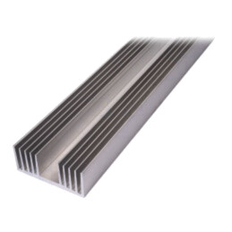 Radiator: extrudat; U; naturală; L: 1000mm; W: 120mm; H: 50mm