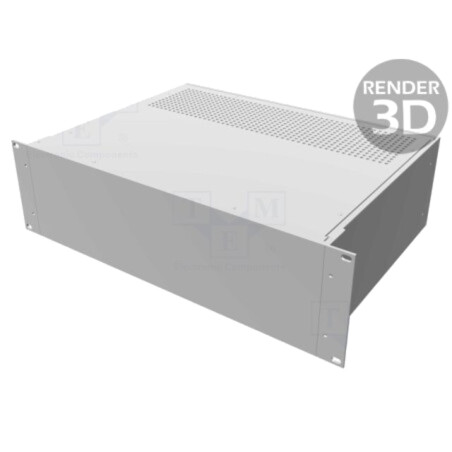 Carcasă: stand de montare; Standard: 19"; 3U; rack; Y: 330mm