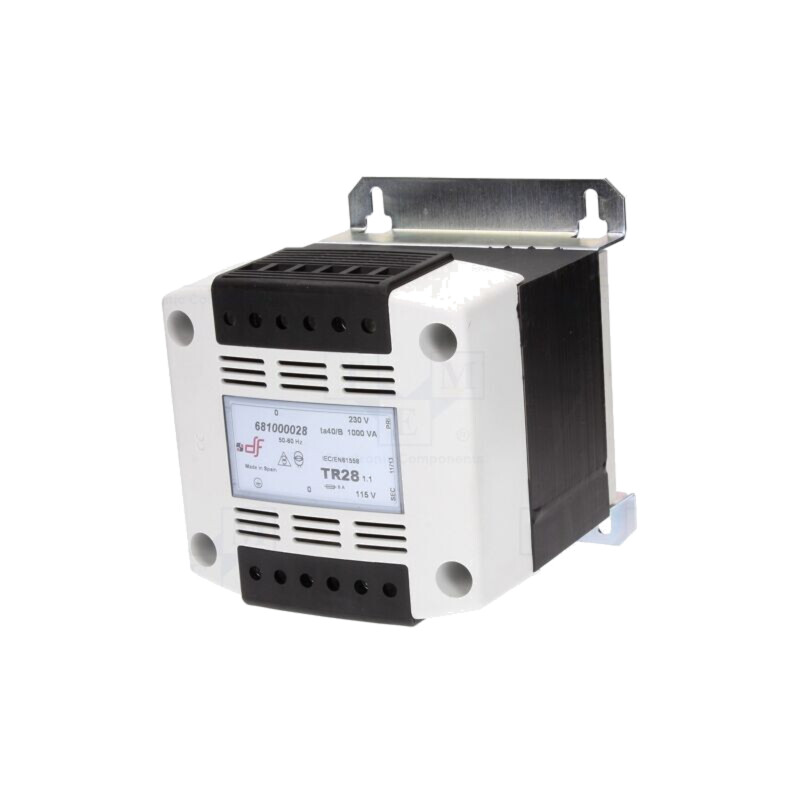 Transformator: alimentare; 1000VA; 230VAC; 115V; pentru şină DIN Transformator: alimentare; 1000VA; 230VAC; 115V; pentru şină DIN