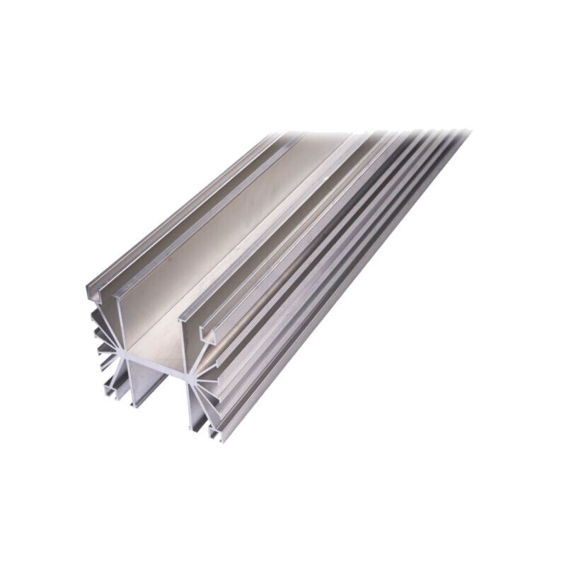 Radiator: extrudat; cu aripioare; naturală; L: 1000mm; W: 119mm