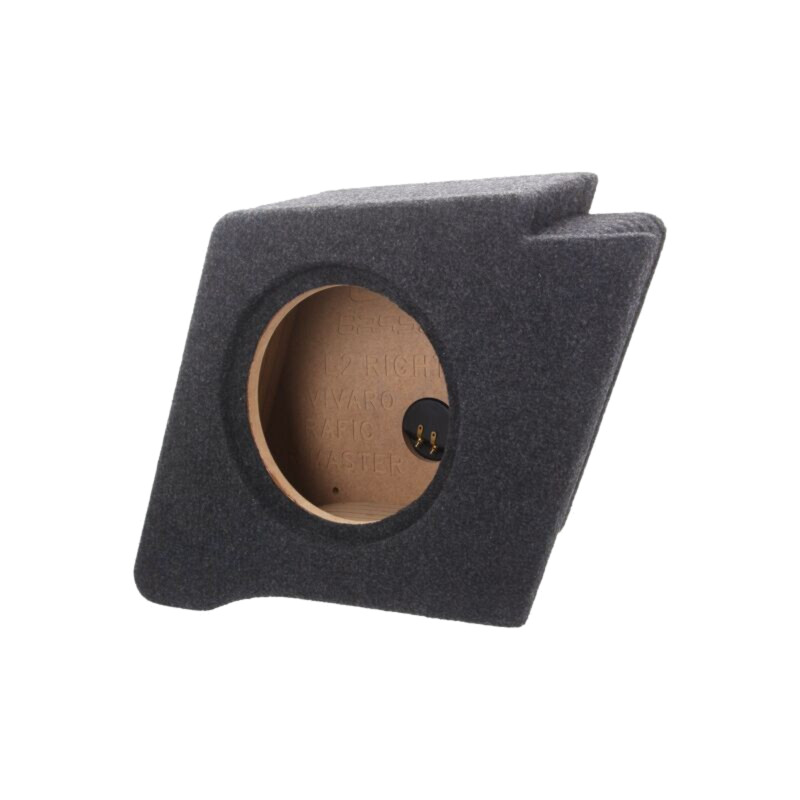 Carcasă difuzor; MDF; melanj negru; ţesătură; 250mm; 15l