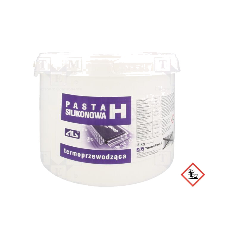 Pastă termoconductoare; albă; PASTA SILIKONOWA H; 0,88W/mK; 5kg