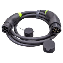 Cablu: eMobility; 480V; 22kW; IP54; Tip 2,din ambele părţi; 5m; 32A