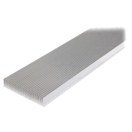 Radiator: extrudat; cu aripioare; naturală; L: 1000mm; W: 150mm