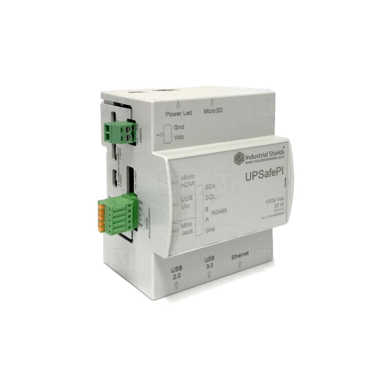 Modul: UPS; UPSafe Pi; 2GBRAM; Interfaţă: Ethernet; 12÷24VDC Modul: UPS; UPSafe Pi; 2GBRAM; Interfaţă: Ethernet; 12÷24VDC