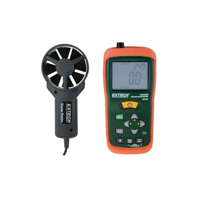 Termoanemometru; LCD; Interval măsurare viteză: 0,4÷30m/s