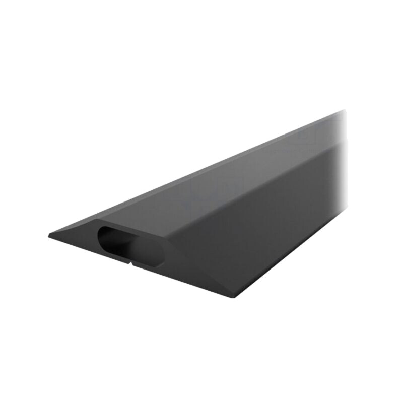 Protecţie cabluri; Lăţ: 83mm; Lung: 9m; PVC; H: 14mm; neagră
