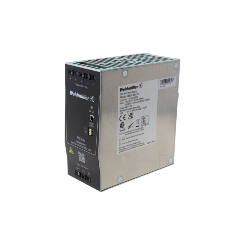 Alimentator: pulsatoriu; pentru şină DIN; 480W; 48VDC; 10A; OUT: 1