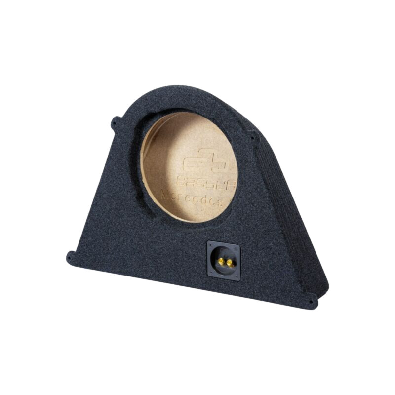 Carcasă difuzor; MDF; melanj negru; ţesătură; 250mm; Mercedes; 12l
