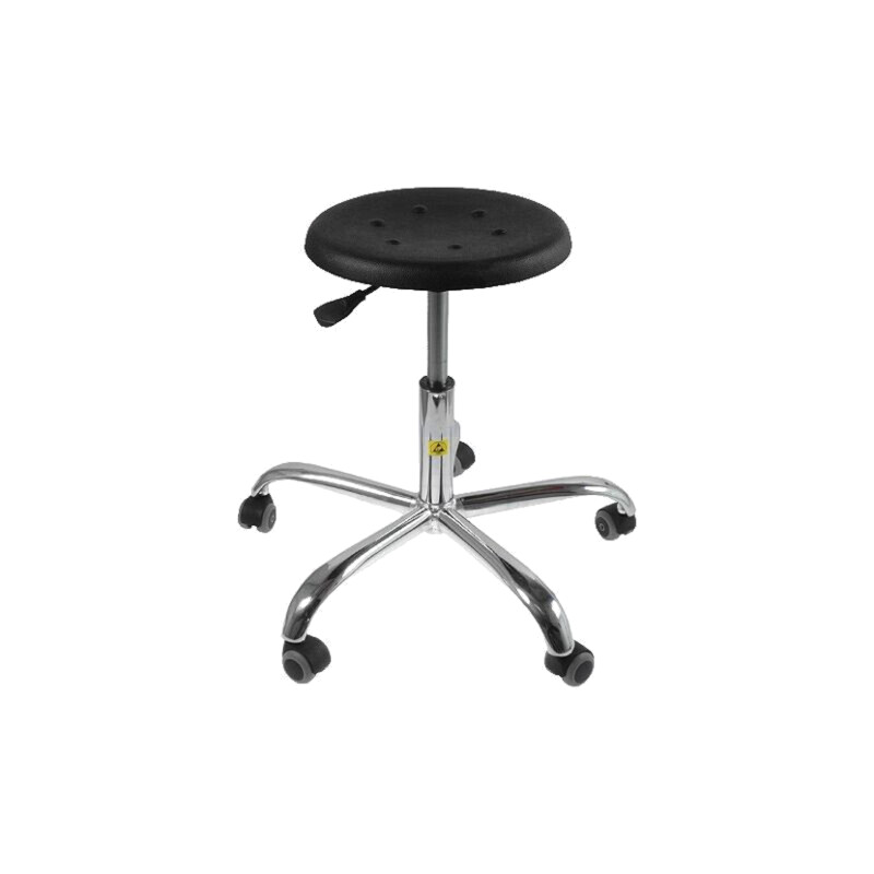 Taburet; ESD; Dim.şezut: Ø350mm; 510÷690mm; Rsup: 0,1÷1MΩ
