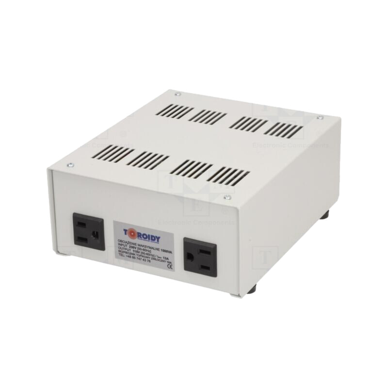 Autotransformator; 230VAC; Putere: 1500VA; Usec.1: 115V Autotransformator; 230VAC; Putere: 1500VA; Usec.1: 115V