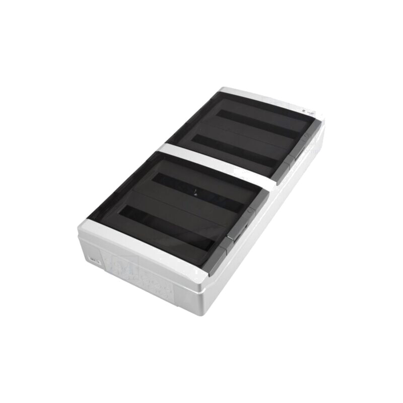 Carcasă: pentru aparatură modulară; IP65; gri deschis; Nr.mod: 72