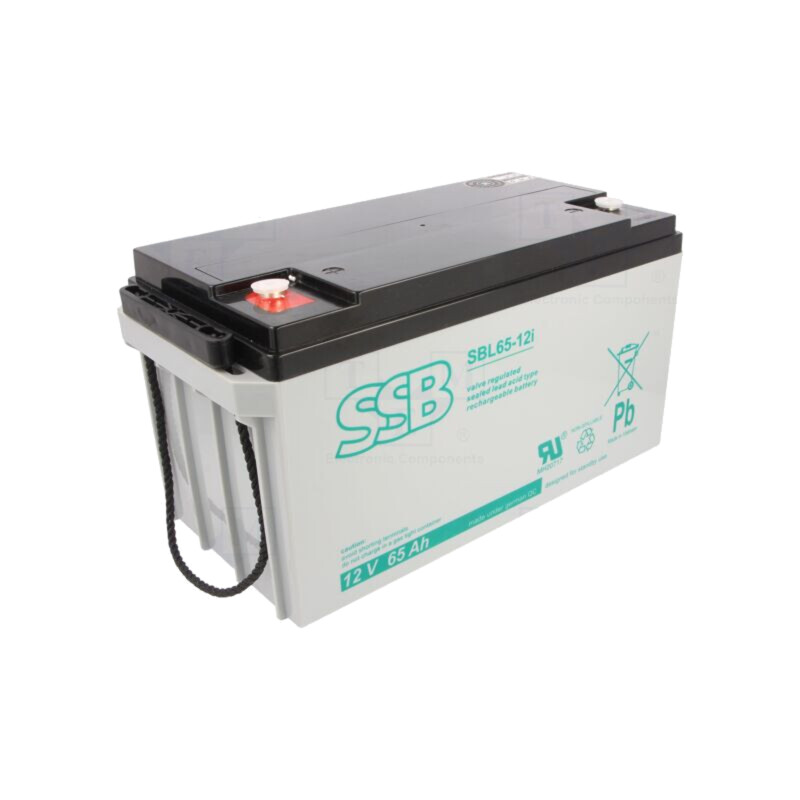 Acumul: plumb-acid; 12V; 65Ah; AGM; nu necesită întreţinere; 21kg