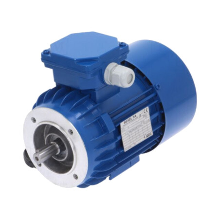 Motor: AC; 3-fazat; 0,25kW; 230/400VAC; 1390rot./min; IP54; colier