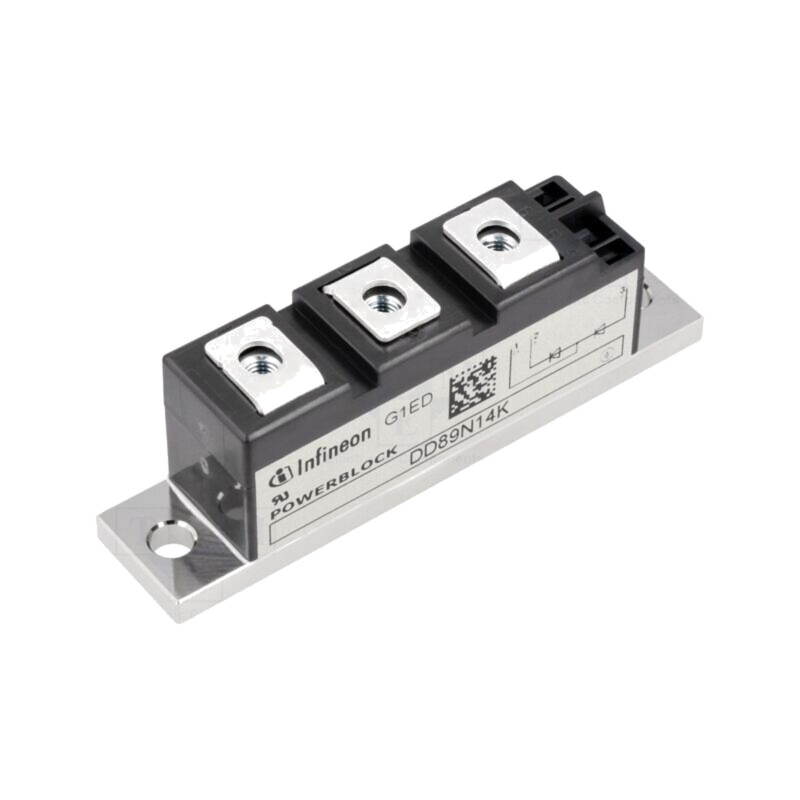 Modul: diodă; dubli în serie; 1,4kV; If: 89A; BG-PB20-1; Ifsm: 2,4kA Modul: diodă; dubli în serie; 1,4kV; If: 89A; BG-PB20-1; Ifsm: 2,4kA