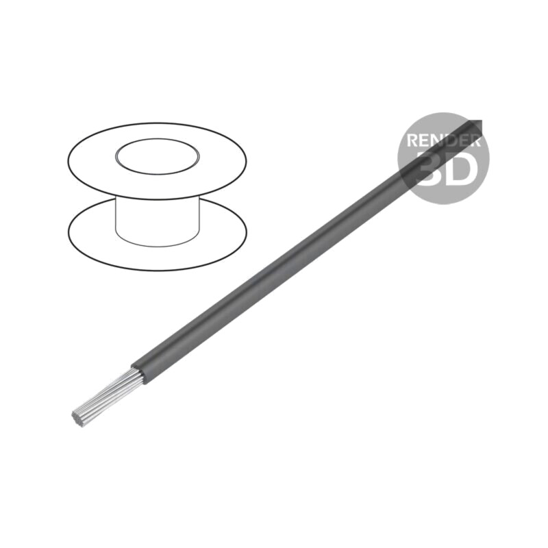 Cablu; EcoGen®,EcoWire,HookUp Wire; litat; Cu; 26AWG; MPPE; 600V