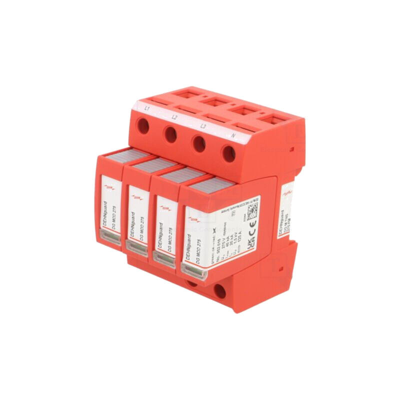 Limitator de supratensiuni; Tip 2; 20kA; pentru şină DIN; IP20 Limitator de supratensiuni; Tip 2; 20kA; pentru şină DIN; IP20
