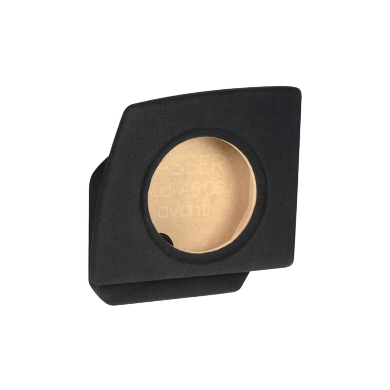 Carcasă difuzor; MDF; neagră; ţesătură; 250mm; Frezare: 272mm; Audi