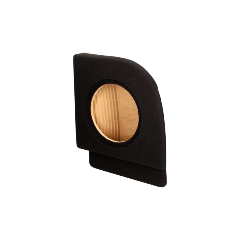 Carcasă difuzor; MDF; neagră; ţesătură; 250mm; Frezare: 272mm; VW